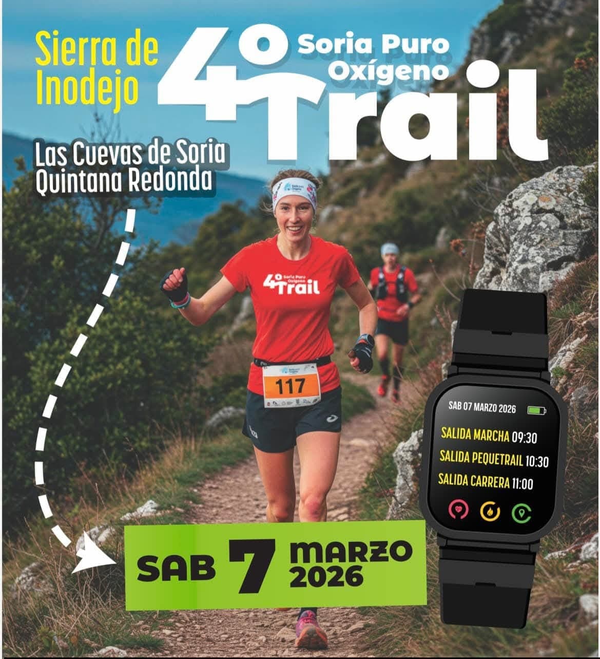 IV TRAIL SORIA PURO OXIGENO – SIERRA DE INODEJO – LAS CUEVAS DE SORIA QUINTANA REDONDA